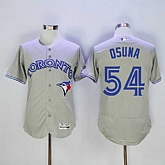 Toronto Blue Jays #54 Roberto Osuna Gray 2016 Flexbase Collection Stitched Jersey,baseball caps,new era cap wholesale,wholesale hats